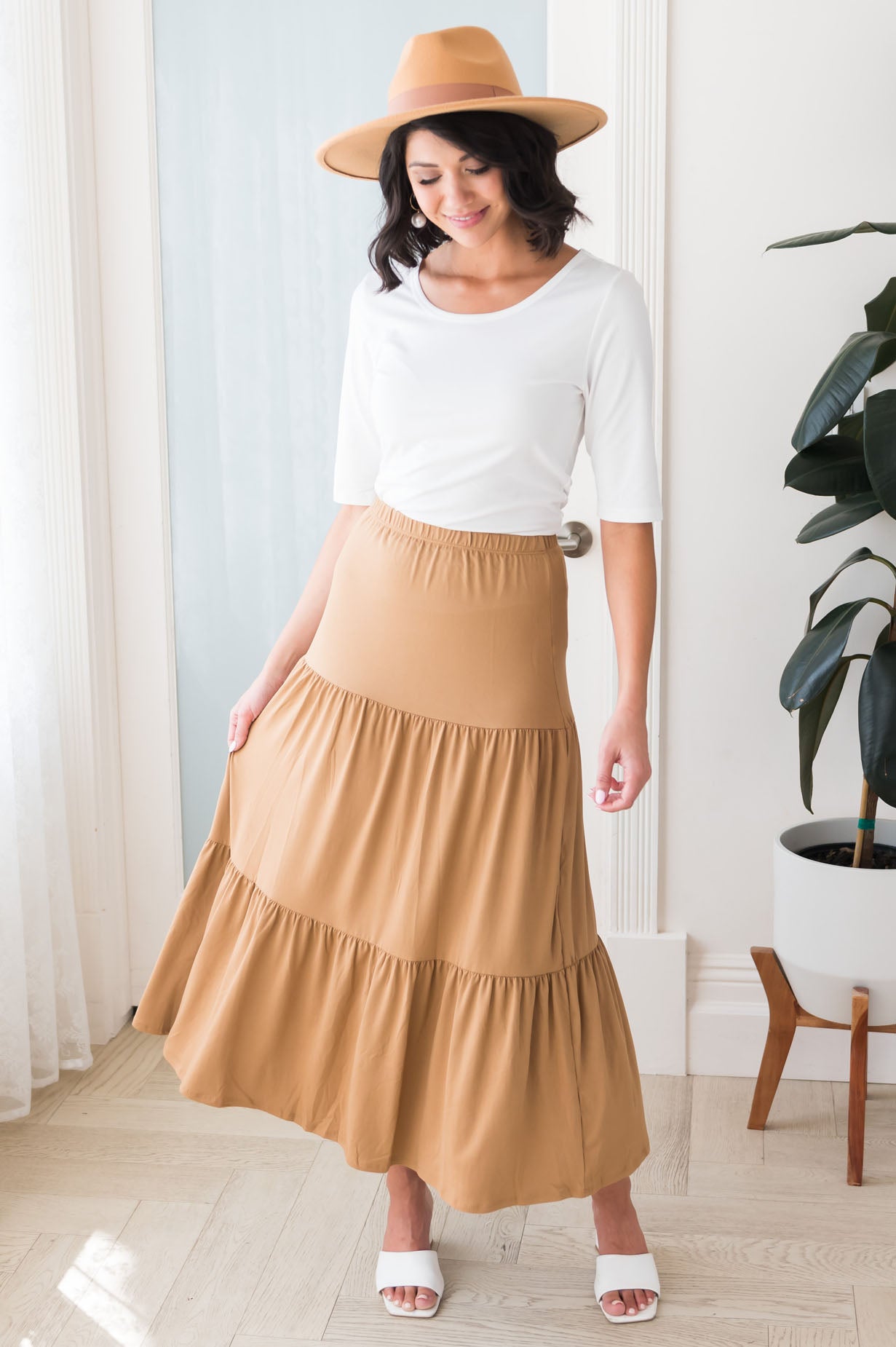 Autumn Delight Modest Maxi Skirt