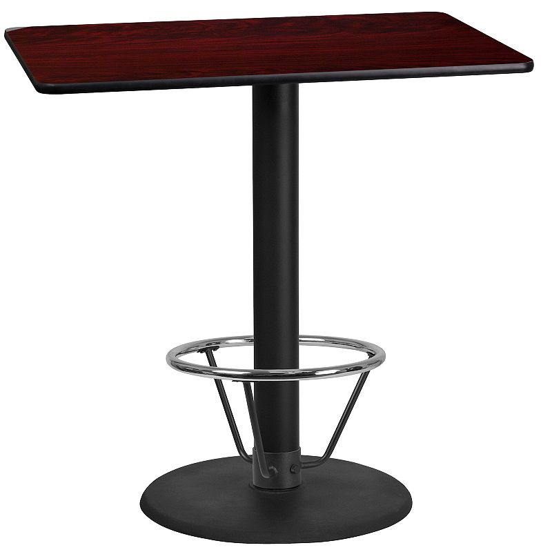 Flash Furniture 43-in. Rectangular Laminate Top Bar Table