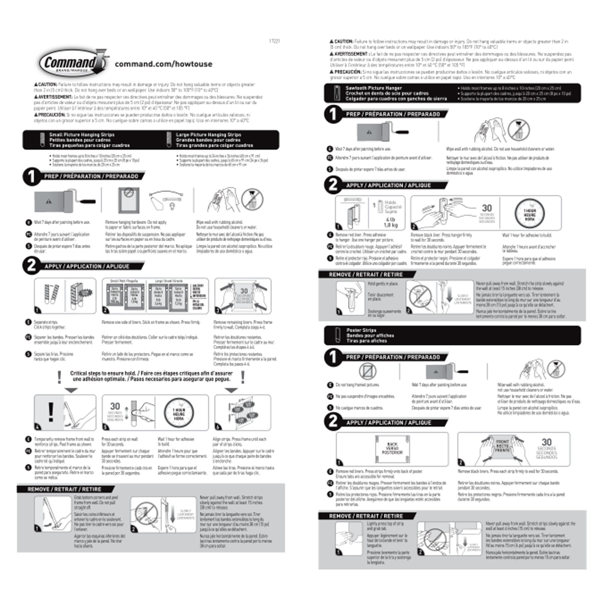 Command 7 Pictures Hanging Kit