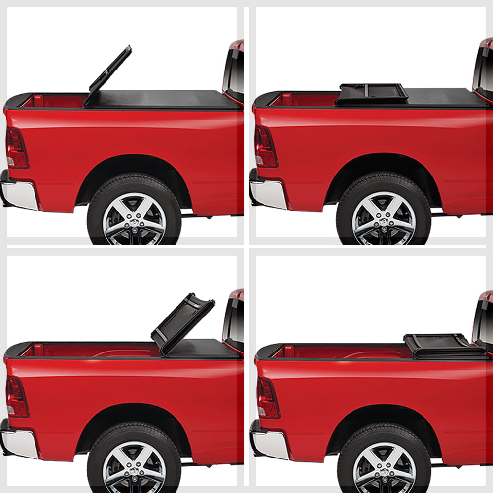 Short Bed Tonneau Cover 6Ft Soft Top Tri-Fold Fleetside for 94-04 Chevy S10/S15