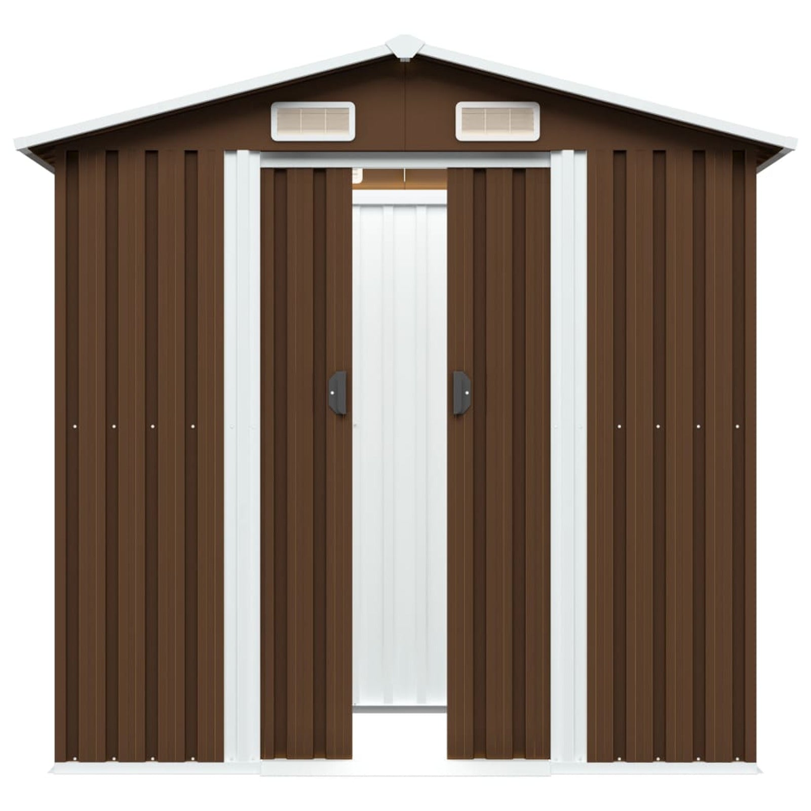 ametoys Garden Storage Shed Brown 80.3"x52"x73.2" Steel