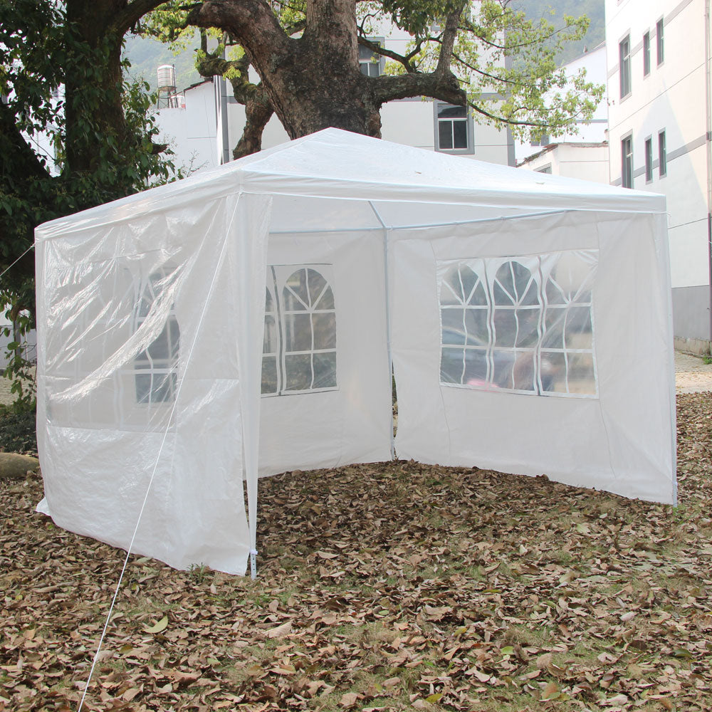 Ktaxon Third Upgrade 10'x10' Canopy Party Wedding Tent Heavy Duty Gazebo Cater Events 3 Sides