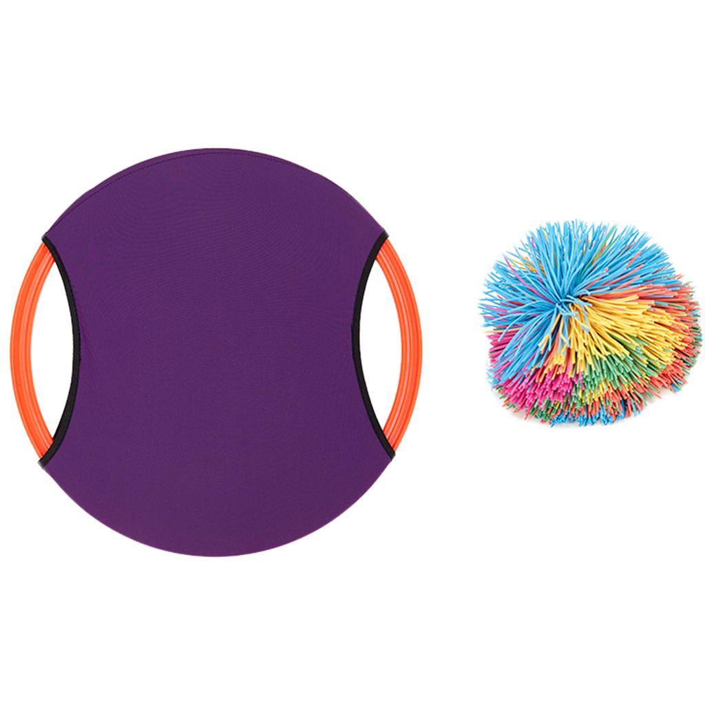 Bouncy Disc Paddle Ball Game Kids Toss and Balls Set Outdoor Games for Yard， Lawn， Beach， Trampoline and Pool Toys for Boys and Girls Play Outside