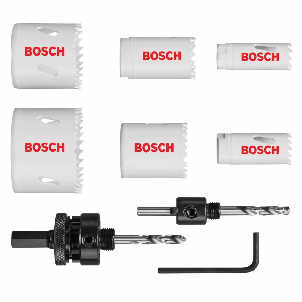 Bosch Bi Metal Hole Saw Set General Purpose 9pc HSBIM9 from Bosch