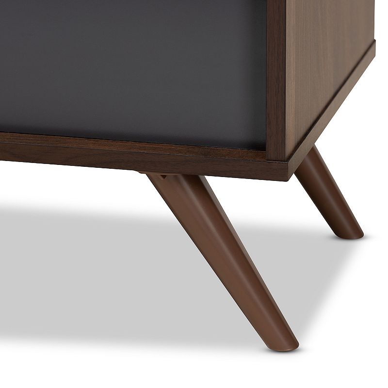 Baxton Studio Naoki Flip Down TV Stand