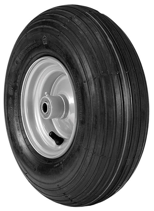 Arnold 6 in. D X 14 in. D 445 lb. cap. Centered Wheelbarrow Tire Rubber 1 pk