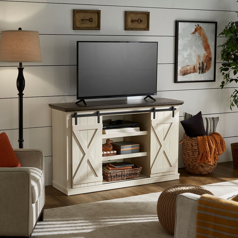 Walter Two Tone Finish TV Stand by iNSPIRE Q Classic