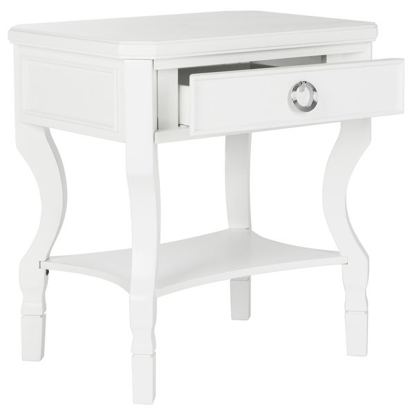 SAFAVIEH Alaia White Side Table - 24