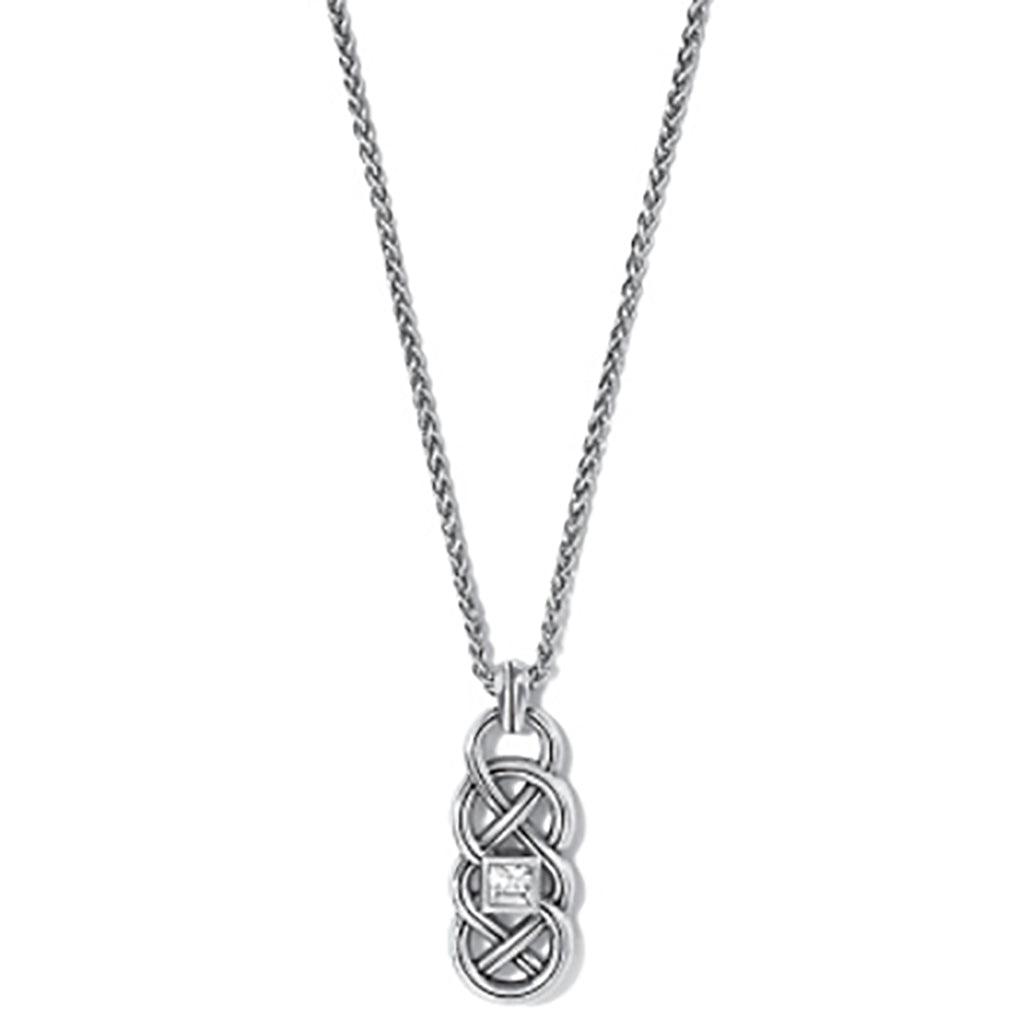 Brighton  Interlok Lustre Necklace in Silver