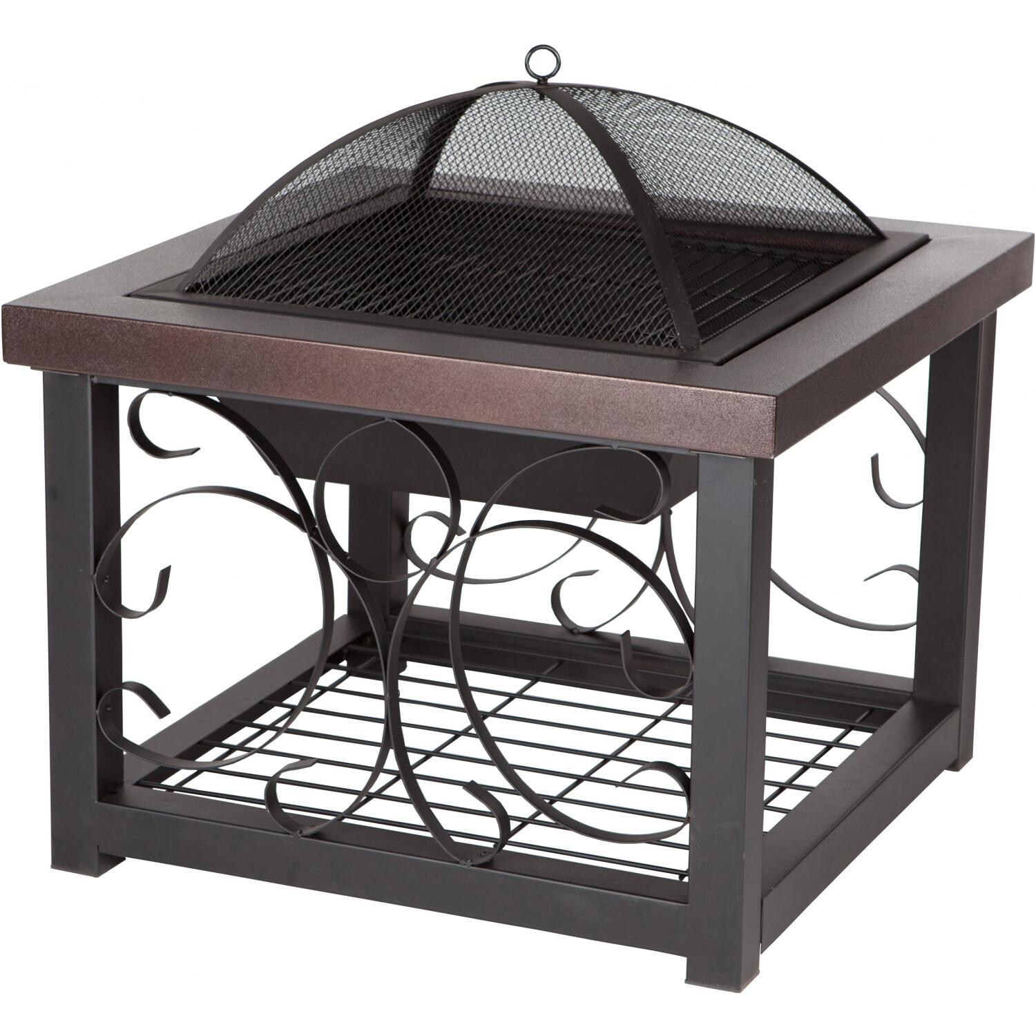 28-Inch Wood-Burning Fire Pit Table By Ultimate Patio