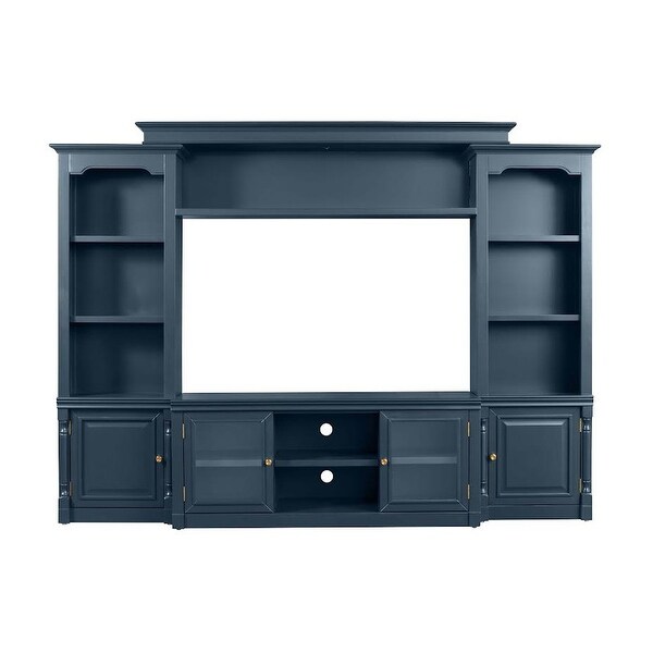 Virginia Solid Wood White Entertainment Center