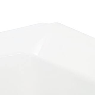 KOHLER Mendota 60 in. x 32 in. Soaking Bathtub with Right-Hand Drain in White K-506-0