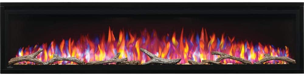 Napoleon NEFL72CFH 72Inch EnticeWall Hanging Electric Fireplace In B