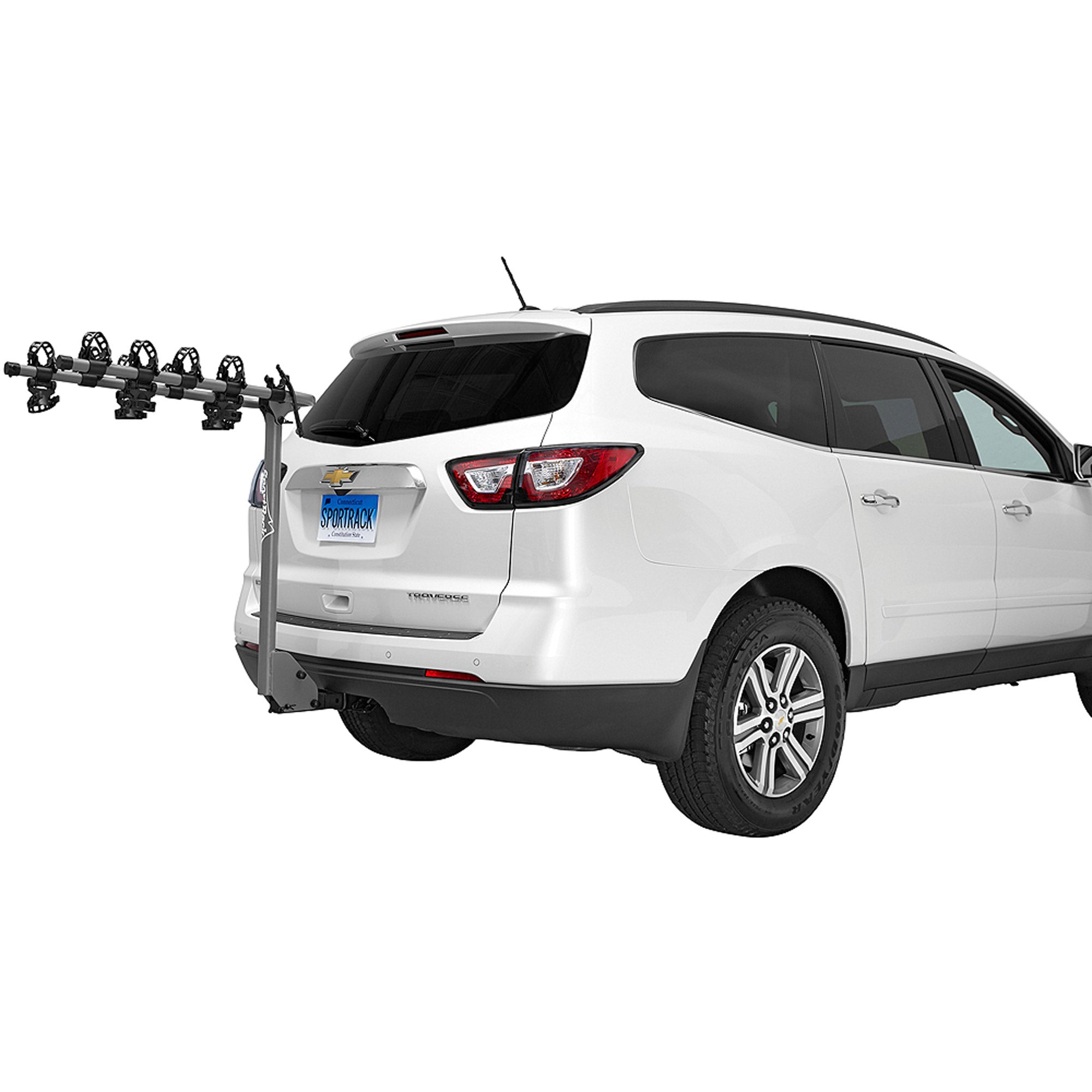 SportRack SR2405 Ridge 5 Hanging Hitch Bike Carrier， 5-Bikes， Black