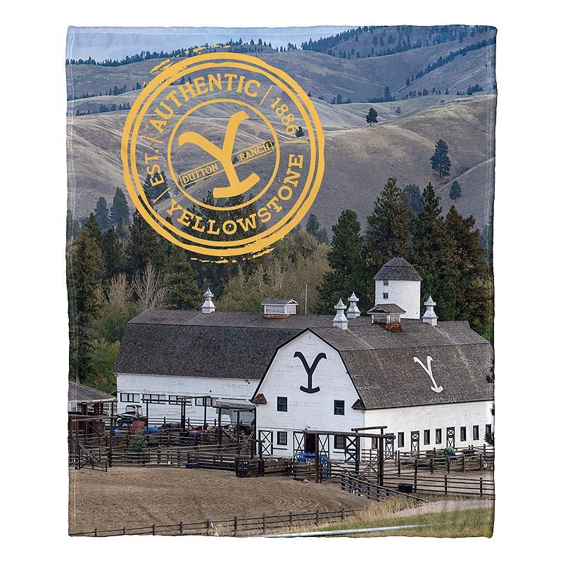 Yellowstone?Welcome To Yellowstone Silk Touch Throw Blanket