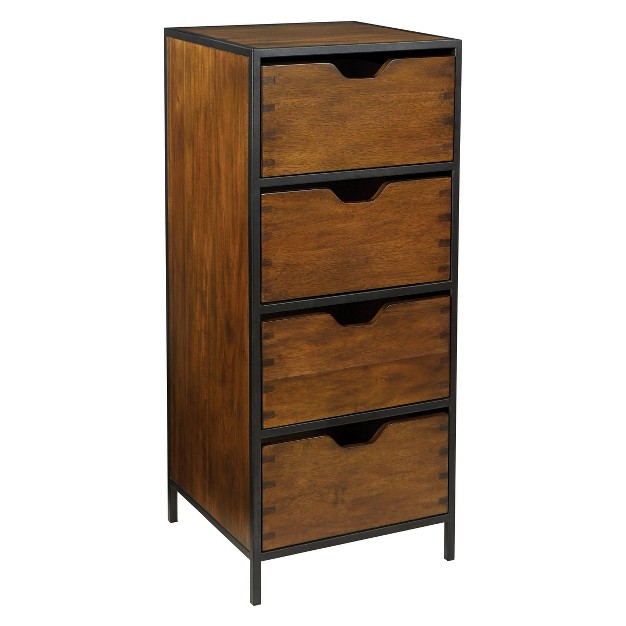 Clermont Office Cabinet Walnut Osp Home Furnishings