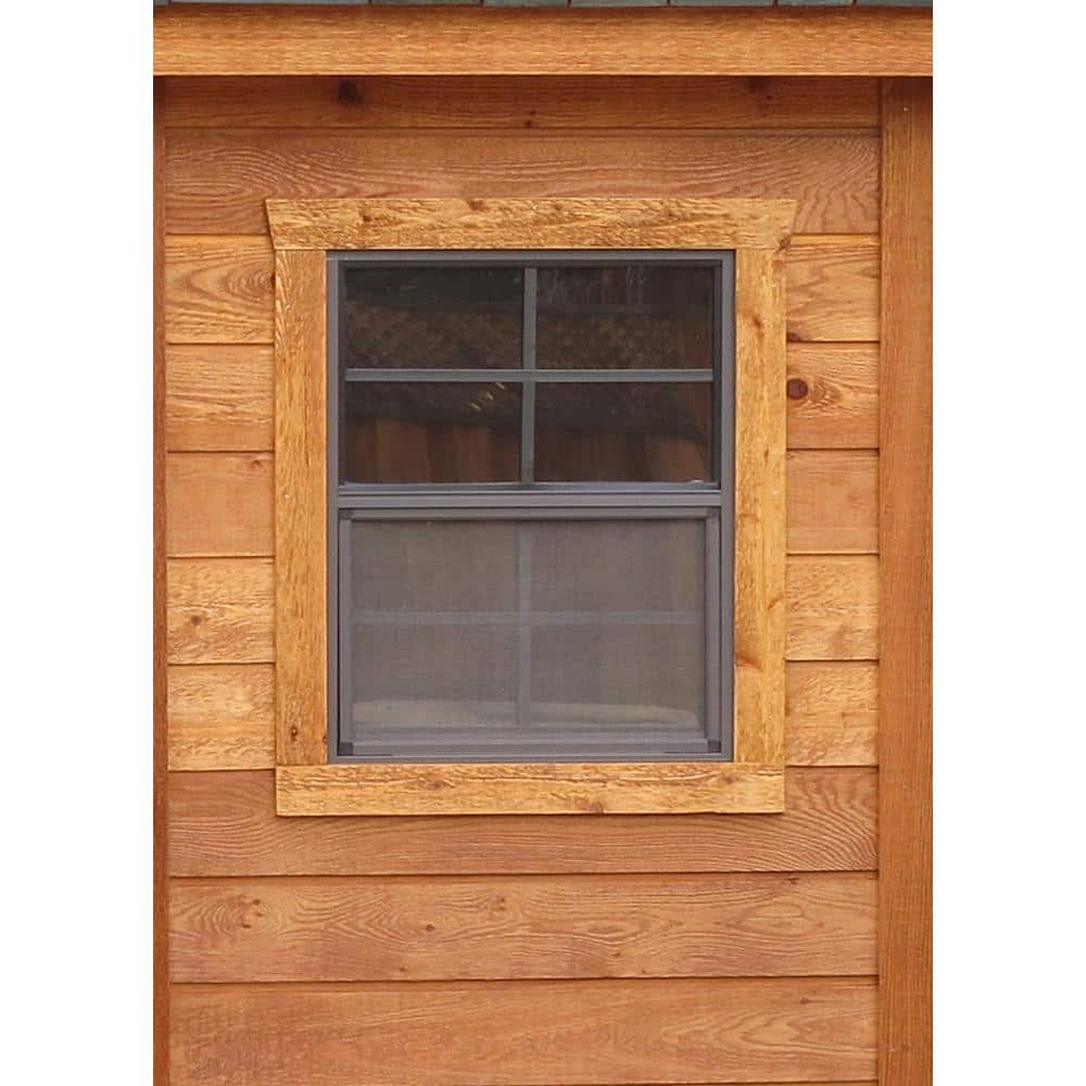 Outdoor Living Today Santa Rosa 12 ft. x 8 ft. Cedar Garden Shed SR812