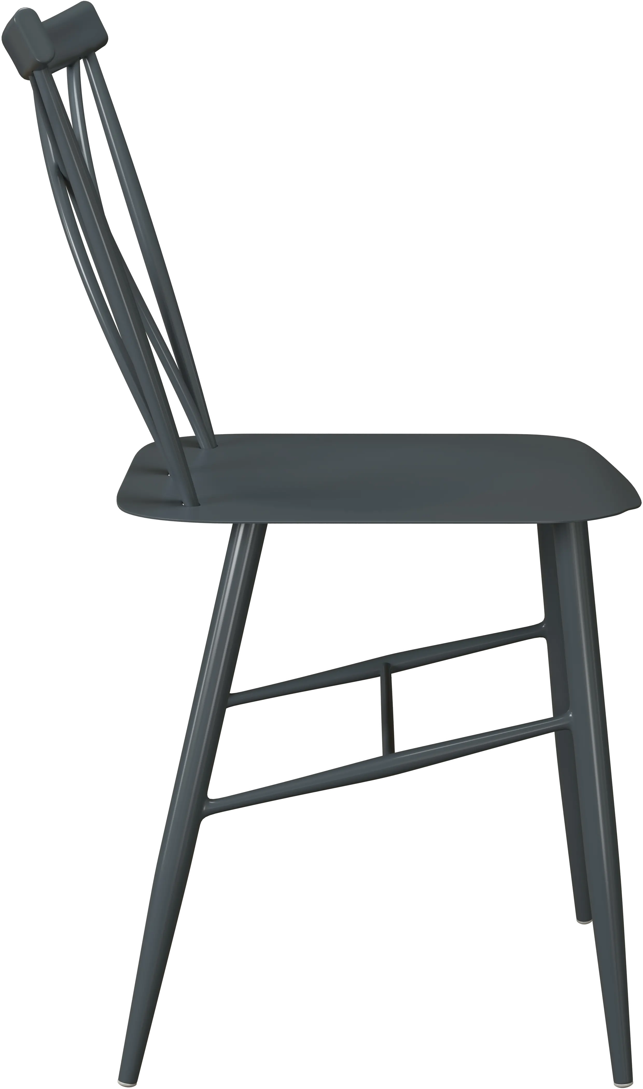 Easton Gray Metal Dining Room Chair (Set of 2)