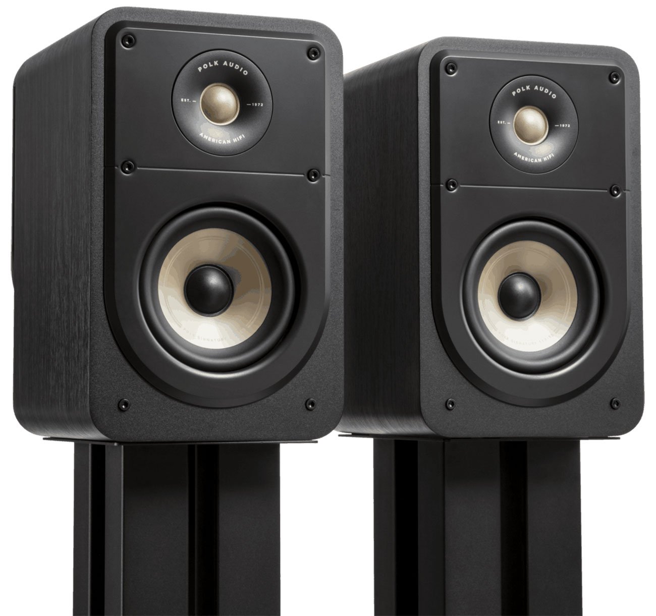 Polk Audio Signature Elite ES15 Black Compact Bookshelf Loudspeakers (Pair)