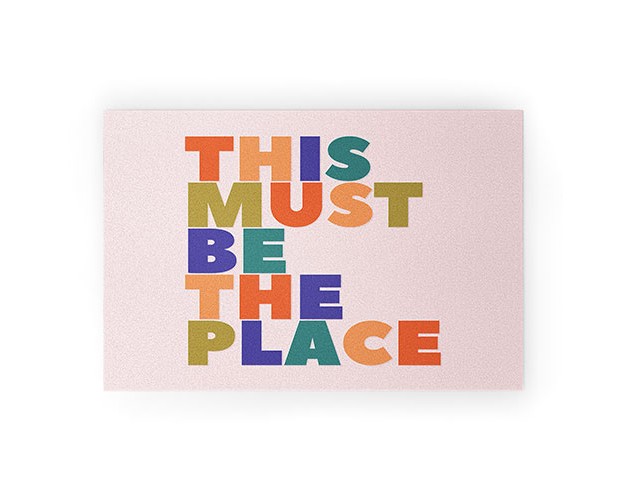 Showmemars This Must Be The Place Welcome Mat Society6