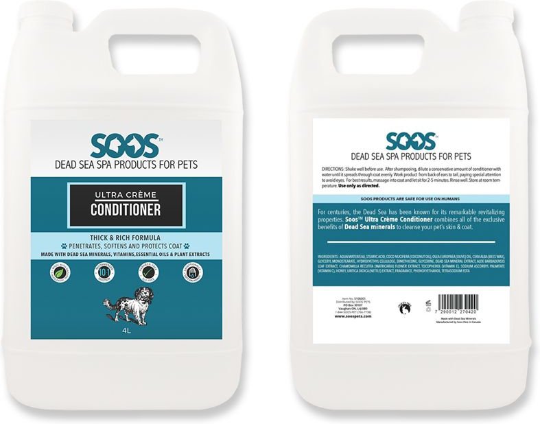 Soos Pets Ultra Creme Dog and Cat Conditioner