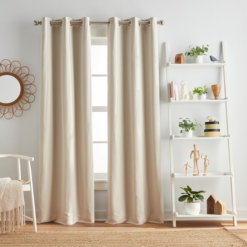 Dream Factory Harper Set of 2 Window Curtain Panels