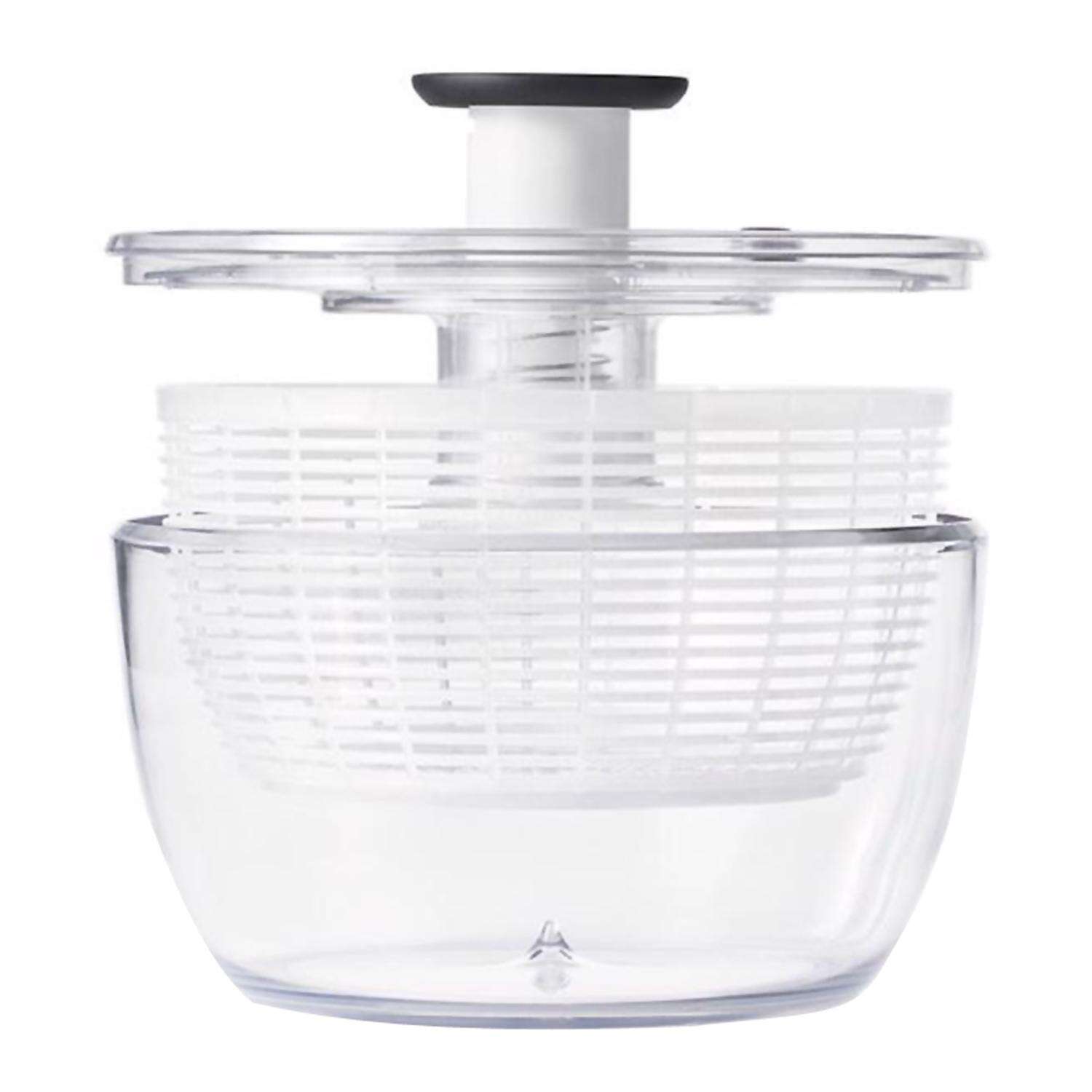 OXO Good Grips White/Clear Plastic Salad Spinner