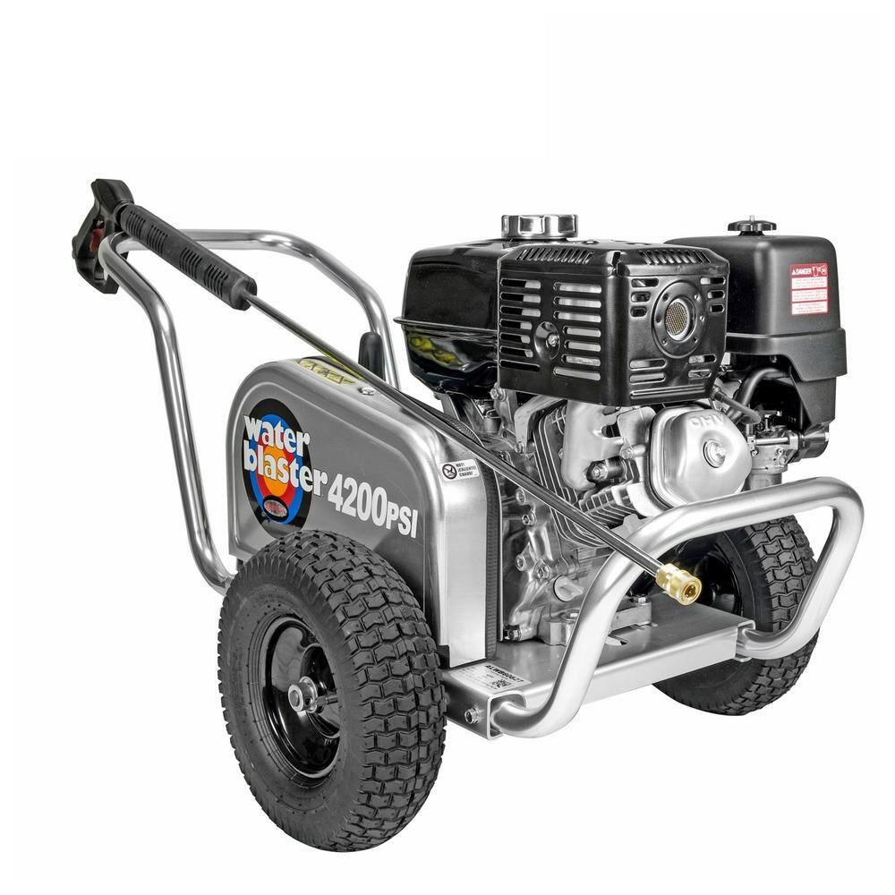 SIMPSON Aluminum Water Blaster 4200 PSI 4.0 GPM Gas Cold Water Pressure Washer with HONDA GX390 Engine (49-State) ALWB60827