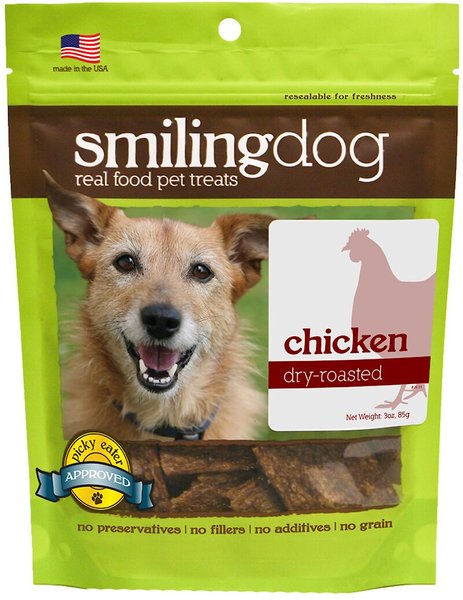 Herbsmith Smiling Dog Chicken Dry-Roasted Dog Treats