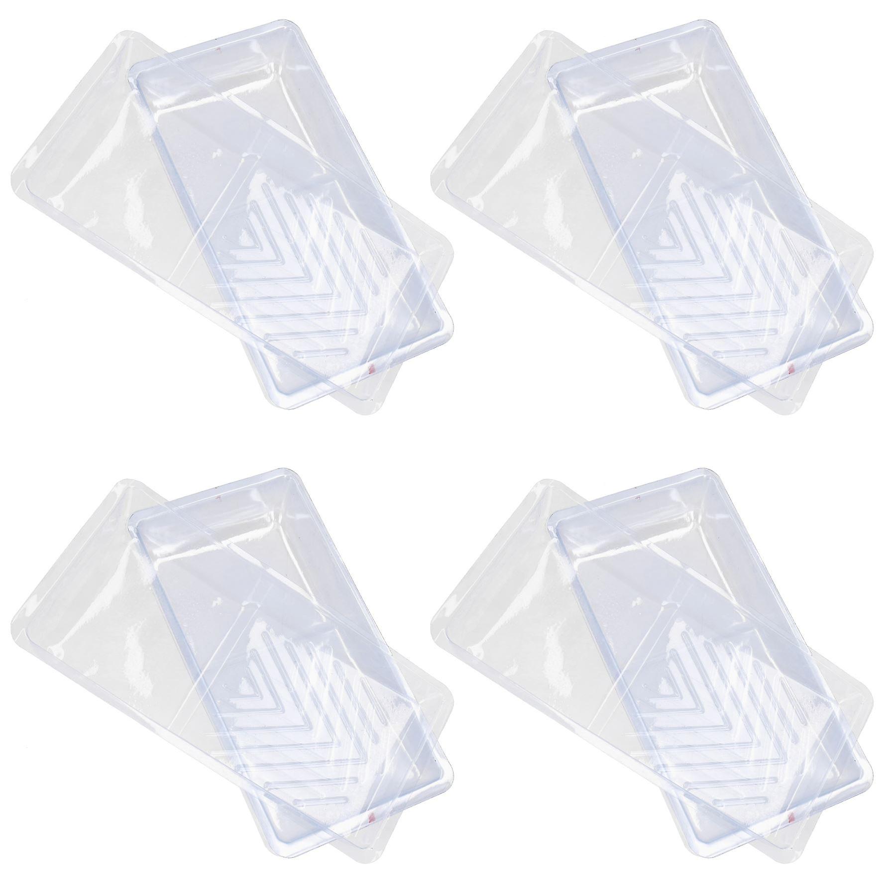 Clear Disposable Roller Tray Liners Liner for 100mm / 4” Roller Trays 20 Pack