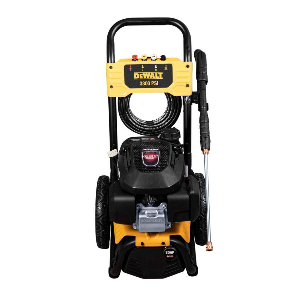 DW 3300 PSI 2.4 GPM Gas Cold Water Pressure Washer with HONDA GCV200 Engine DXPW3324I