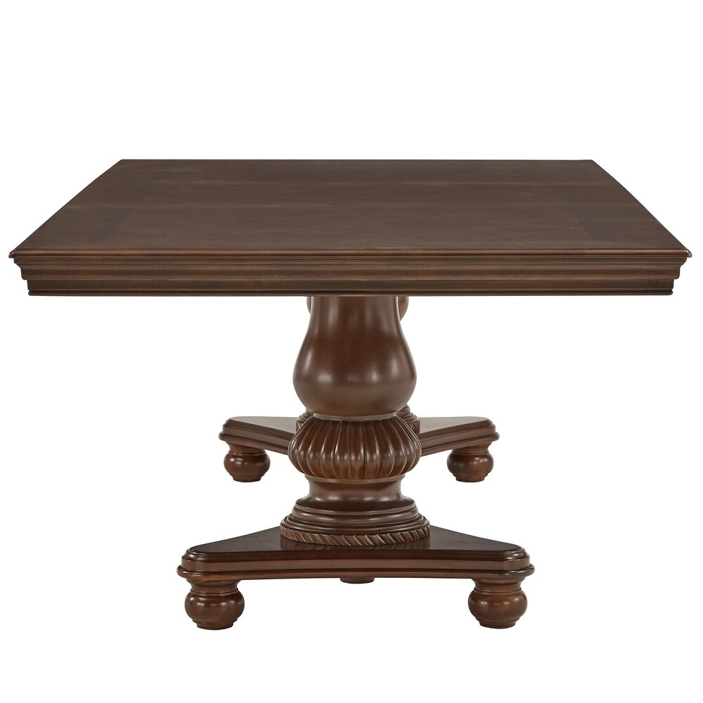 Constantinople Double Pedestal Dining Table with Extending Leaf by iNSPIRE Q Classic