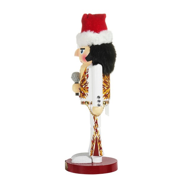 Kurt Adler 11 inch Elvis In Flame Suit Nutcracker