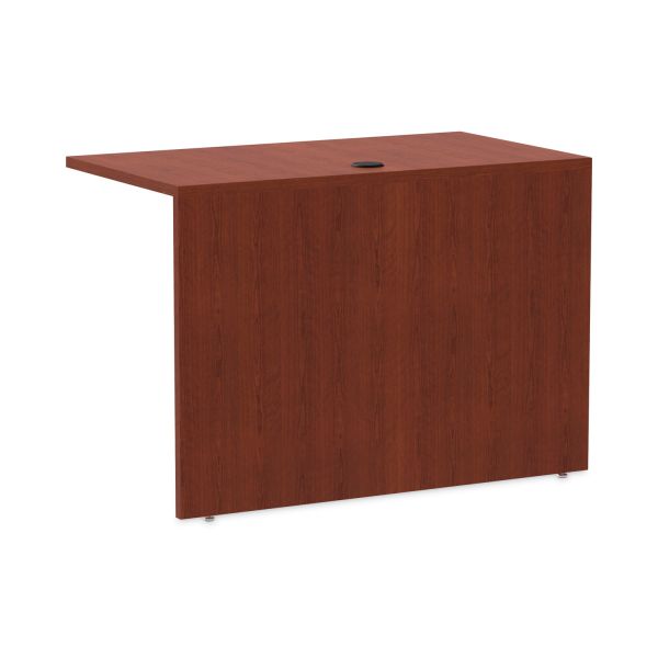 Alera Valencia Series Reversible Return/Bridge Shell， 42w x 23.63d x 29.5h， Medium Cherry