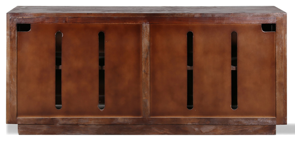 Parker House Crossings Palace 78 quotTV Console   Contemporary   Entertainment Centers And Tv Stands   by Parker House  Houzz