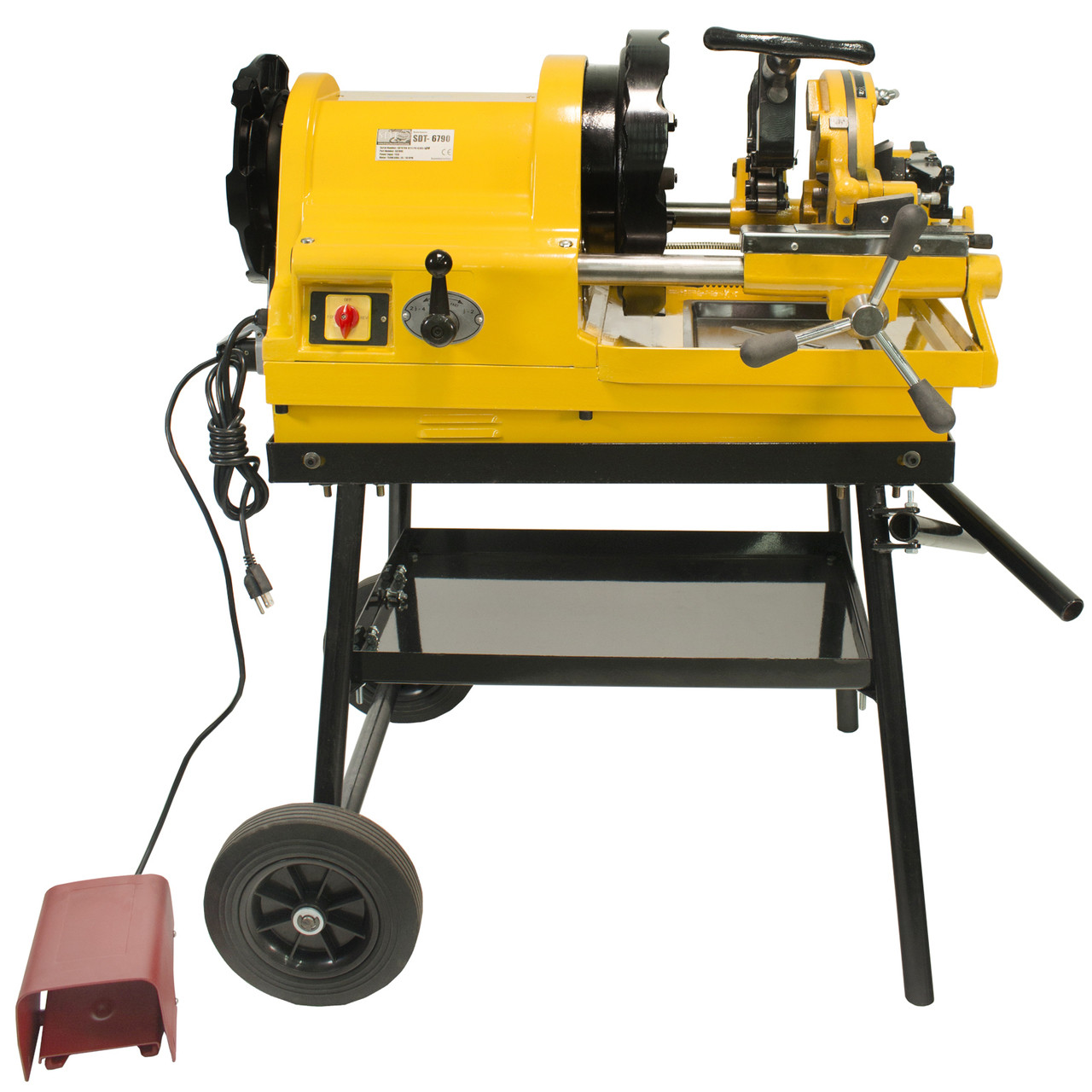 Steel Dragon Tools 6790 1/2 - 4 Pipe Threader Machine with Cart