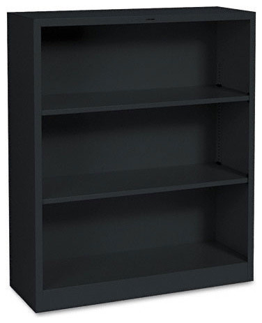 Metal Bookcase  3 Shelf  34 1/2 quotx12 5/8 quotx41 quot  Transitional   Bookcases   by BisonOffice  Houzz