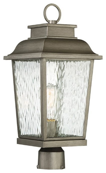 Designers Fountain D220M 9OP WI Brinley   1 Light Outdoor Post Lantern   Transitional   Post Lights   by 1STOPlighting  Houzz