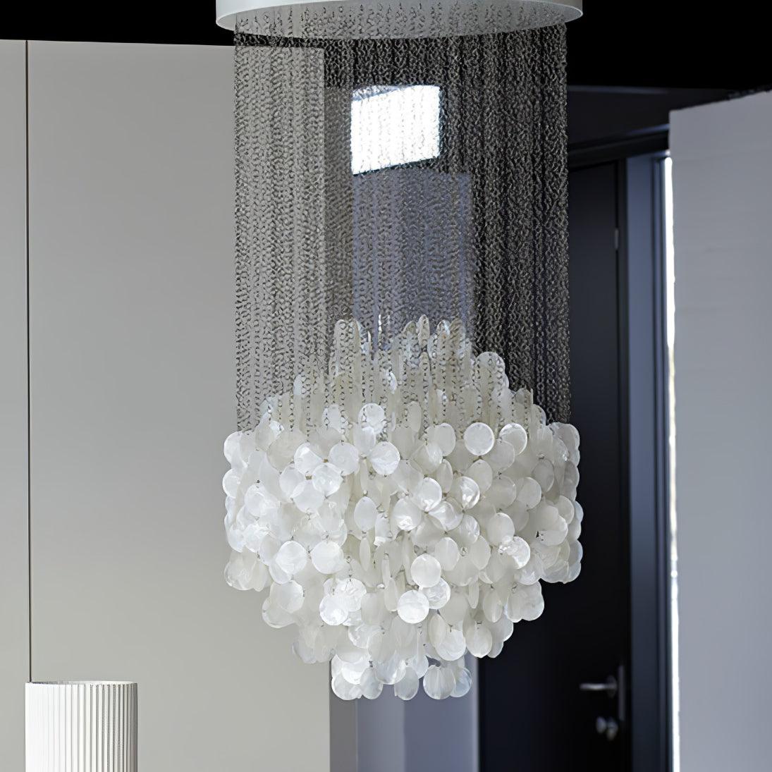 Shell Waterfall Chandelier