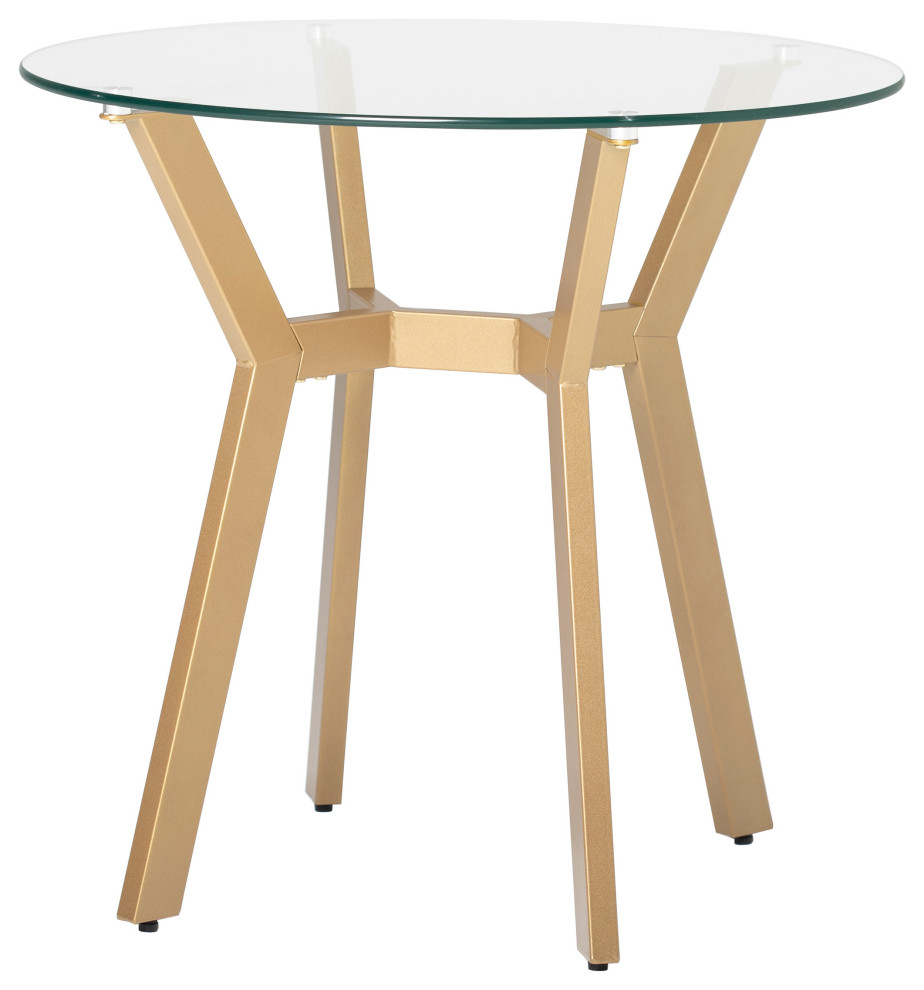 Archtech 3 Leg End Table With Metal Frame   Midcentury   Side Tables And End Tables   by Studio Designs  Houzz