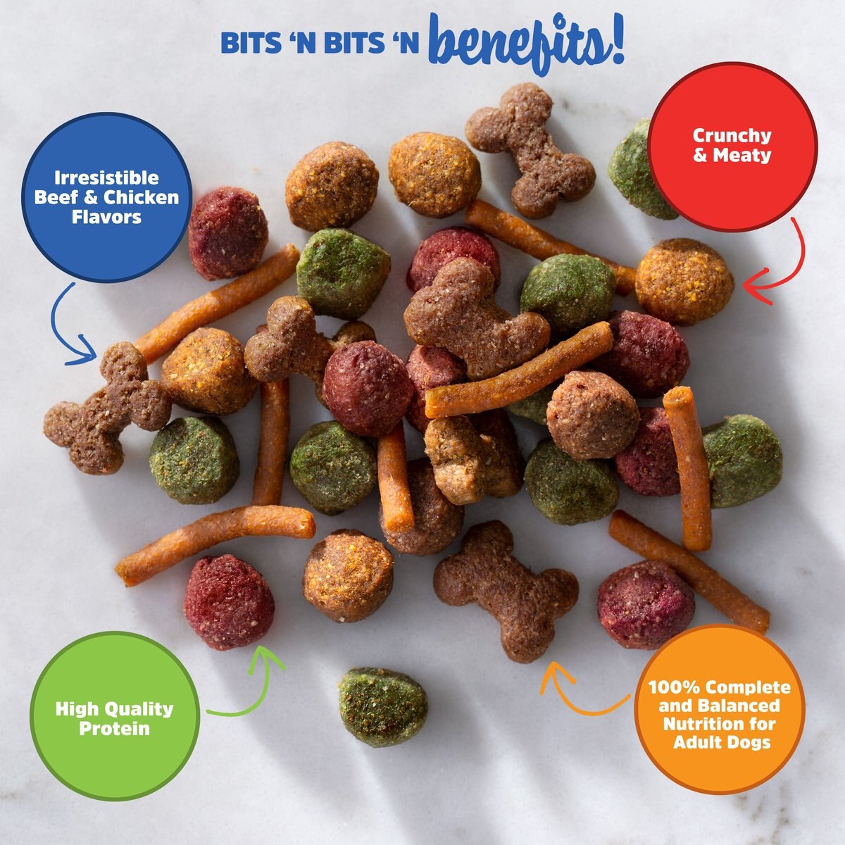 Kibbles 'n Bits Original Savory Beef and Chicken Flavors Dry Dog Food