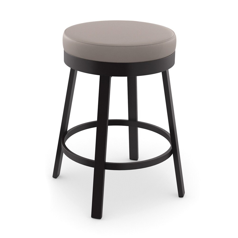 Amisco Clock Swivel Counter Stool