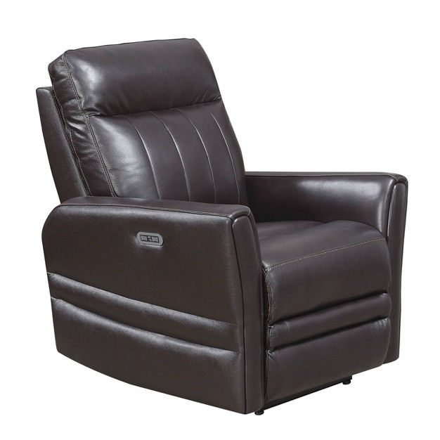 Coachella Power Recliner Chair Brown Steve Silver Co