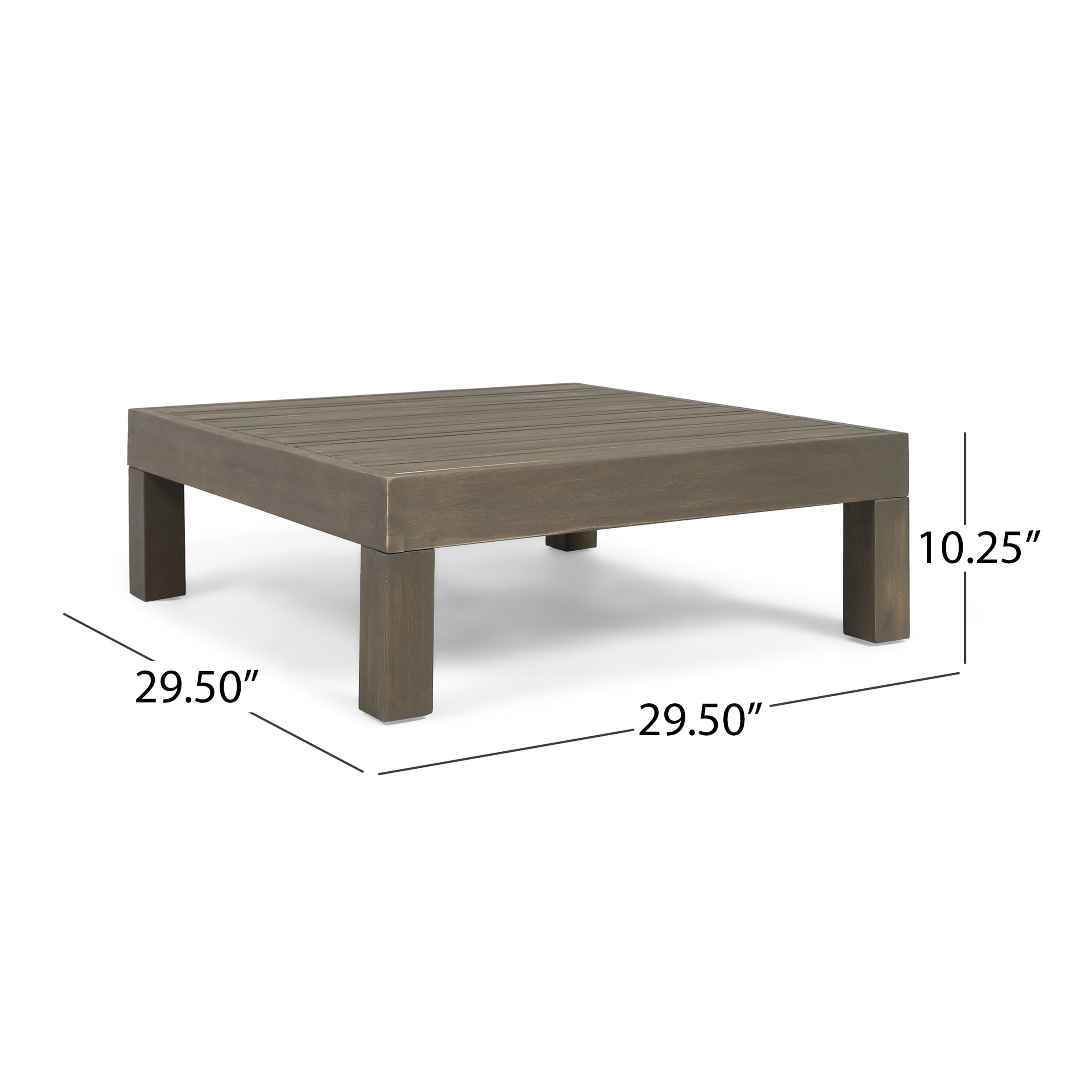 Cascada Outdoor Acacia Wood Coffee Table