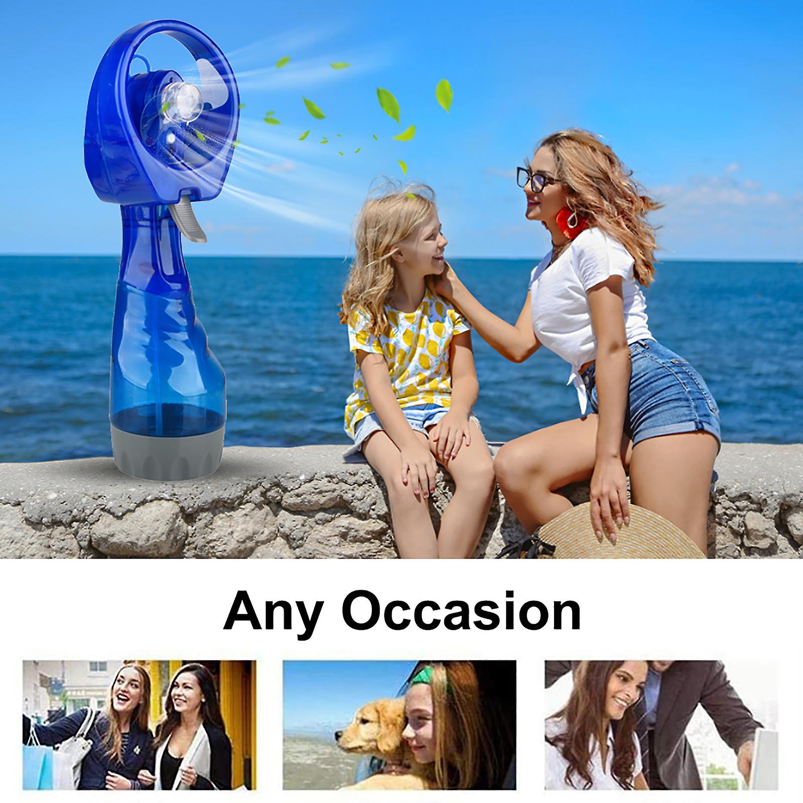 Portable Atomizing Fan Outdoor Water Cooling Fan Summer Handheld Fan