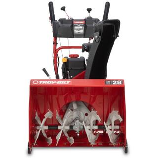 Troy-Bilt Storm Tracker 28 in. 277cc Two-Stage Electric Start Gas Snow Blower with Track Drive and Heated Grips Storm Tracker 2890