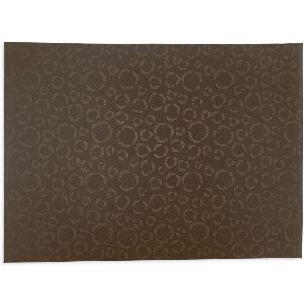 CHEETAH DOTS BROWN Kitchen Mat By Kavka Designs