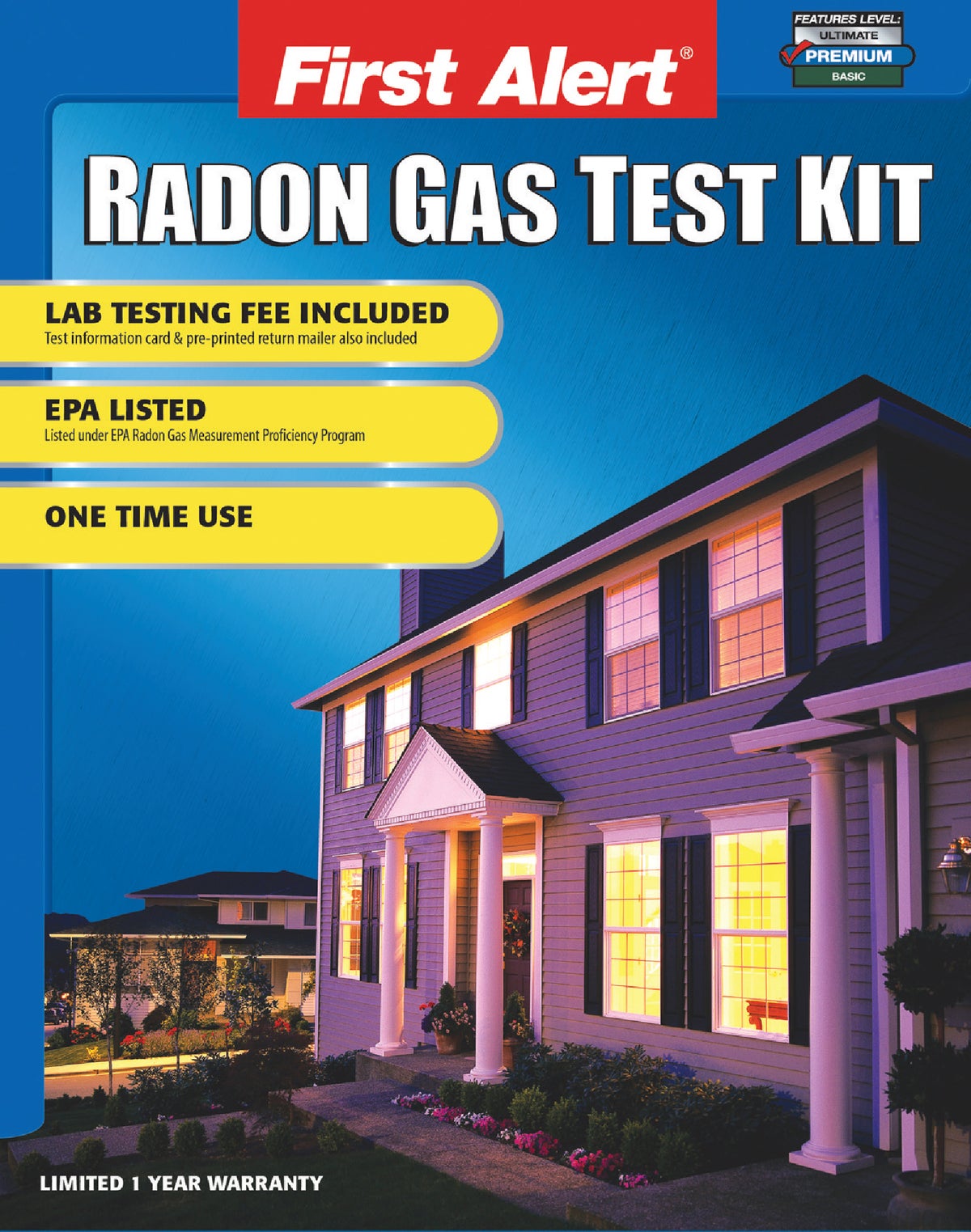 First Alert Radon Test Kit