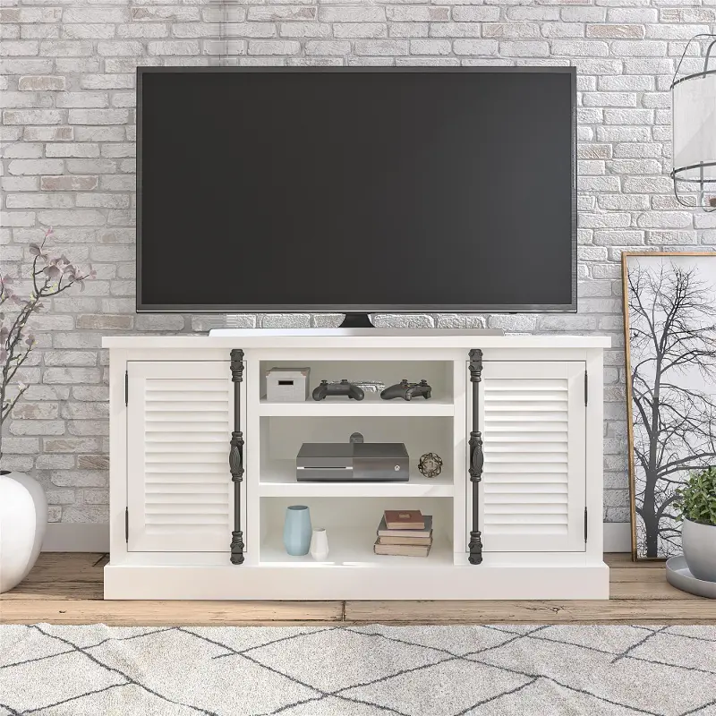 Sienna Park White 60 TV Stand