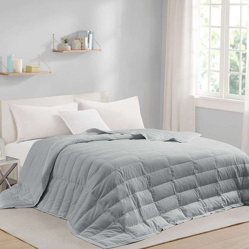 Unikome TENCE Lyocell Luxury Quilted 75% White Down Lightweight Blanket For Bed